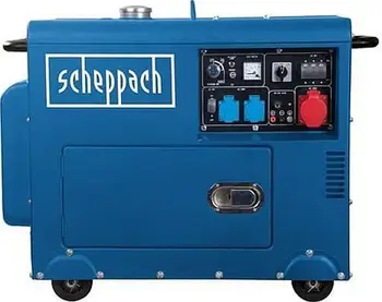 Gjenerator me naftë Scheppach SG5200D, 5000 W, AVR, i zi