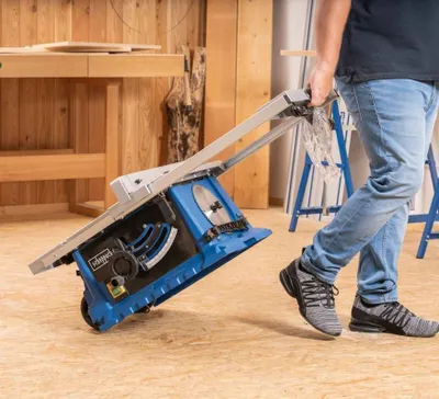 Sharrë rrethore Scheppach HS105, 230 V, e kaltër - 6