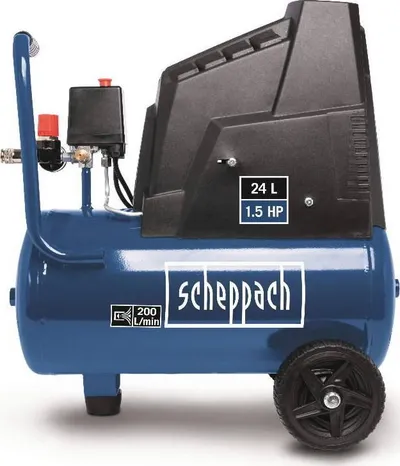 Kompressor ajri Scheppach HC30o, 24L, 8 bar, pa vaj - 2