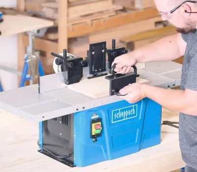 Makinë preëse Scheppach HF50, 1500 W, e kaltër - 2