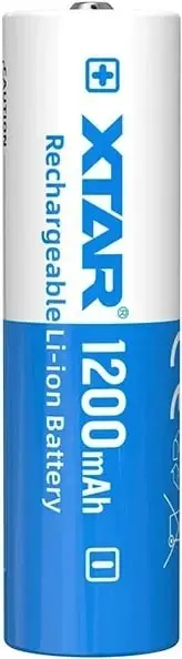 Bateri rikarikuese Xtar 14500 120PCM, 1200mAh, 3.6V Li Ion, e mbrojtur