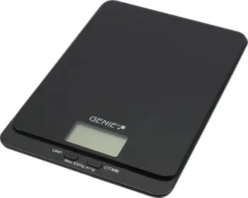 Peshore poste Genie, platformë xhami e temperuar, elektronike