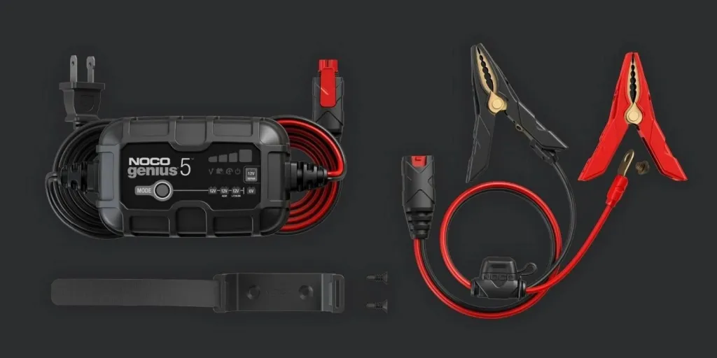 Kabllo rryme për veturë NOCO GENIUS5 5A, 6V/12V - 9