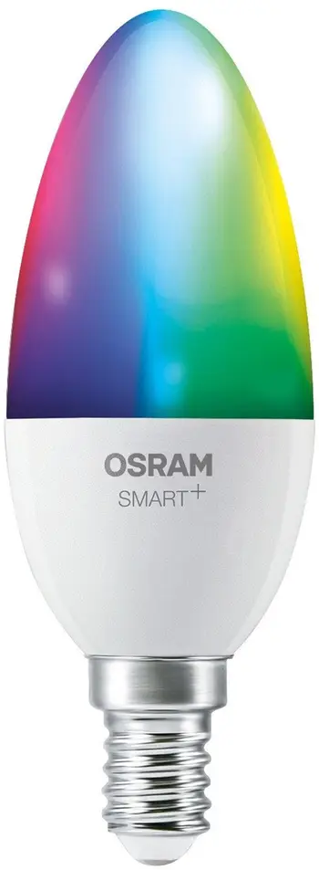 Llambë inteligjente Osram SMART+ Frosted Candle, 4.9W, RGBW 470lm, E14, set 3 copë