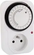 Prizë me programues mekanik Bemko, 24h, 16A 230V, e bardhë (B60-TSMF3)