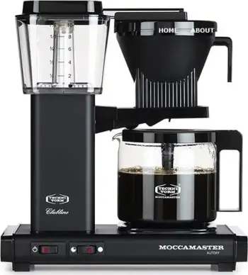 Aparat për kafe Moccamaster KBG 741, 1.25L, i zi