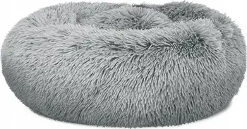 Shtrat për kafshë Leobert Plush S, 40cm, kundër rrëshqitjes, gri e çelët