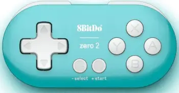 Kontroller 8BitDo Zero 2 Turquoise Edition, wireless / me kabllo, i gjelbër