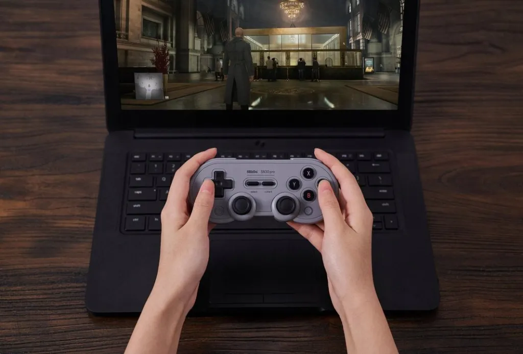 Kontroller 8BitDo SN30 Pro, wireless, i hirtë - 2
