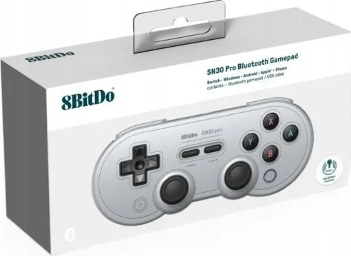 Kontroller 8BitDo SN30 Pro, wireless, i hirtë - 5