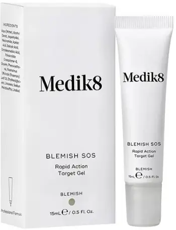 Xhel për fytyrë Medik8 Blemish SOS (Rapid Action Target Gel), 15 ml