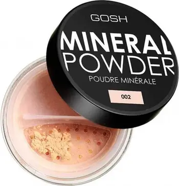 Pluhur mineral për fytyrë Gosh Mineral Powder 002 Ivory, 8g