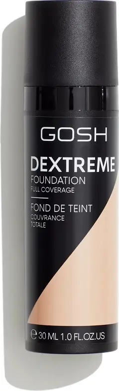 Krem pudër e lëngshme Gosh Dextreme 002 Ivory, 30ml