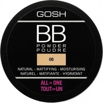 Puder kompakte BB Gosh 06 Warm Beige 6.5g
