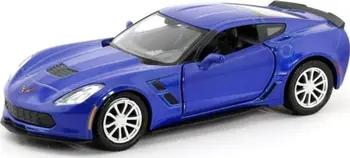 Maket veture Daffi Chevrolet Corvette Grand Sport, metal, dekor koleksionistësh, blu