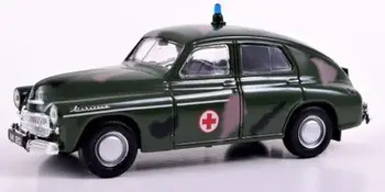 Model veture koleksionuese Daffi PRL Collection Warsaw M-20 Military Ambulance, shkalla 1:43, metal