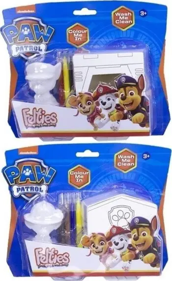 Set ngjyrosjeje Daffi Paw Patrol, figura për ngjyrosje, përzierje dizajnesh