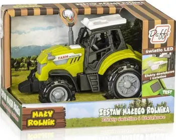 Traktor lodër Daffi Tractor, me dritë, me tinguj, shumëngjyrësh