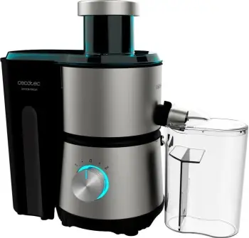 Shtrydhëse frutash Cecotec Juice&Fresh 400 Titan, 400W, inox, e zezë