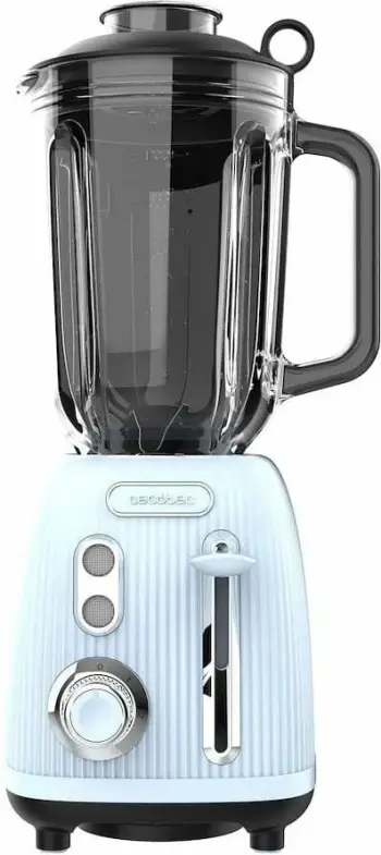Blender Cecotec Power Black Titanium RetroBlue, 1.5L, 1200W, blu