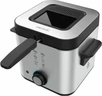 Fritezë Cecotec Cleanfry Infinity 1500, 1.5L, argjendtë