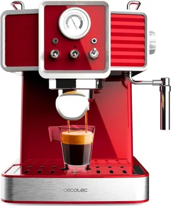 Makineri kafeje Cecotec Espresso Cappuccino, 20 bar, manometër, avullues i rregullueshëm