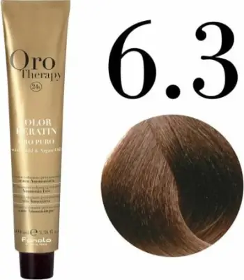 Ngjyrë për flokë Fanola Oro Therapy, 6/3, 100 ml