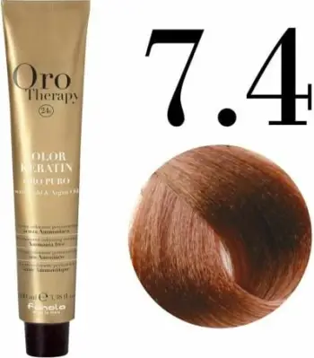 Ngjyrë për flokë Fanola Oro Therapy, 7/4, 100 ml