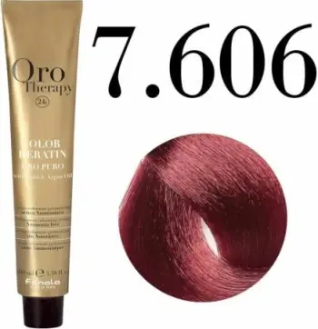 Ngjyrë për flokë Fanola Oro Therapy, 7/606, 100 ml