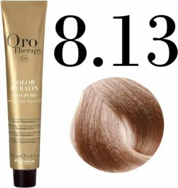 Ngjyrë për flokë Fanola Oro Therapy, 8/13, 100 ml