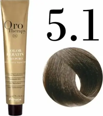 Ngjyrë për flokë Fanola Oro Therapy, 5/1, 100 ml