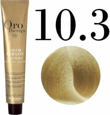 Ngjyrë për flokë Fanola Oro Therapy, 10/3, 100 ml
