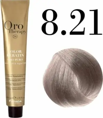 Ngjyrë për flokë Fanola, Oro Therapy 8/21, 100 ml