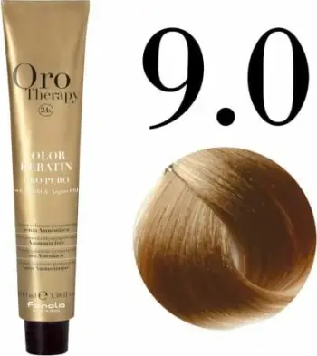 Ngjyrë për flokë Fanola Oro Therapy, 9/0, 100 ml