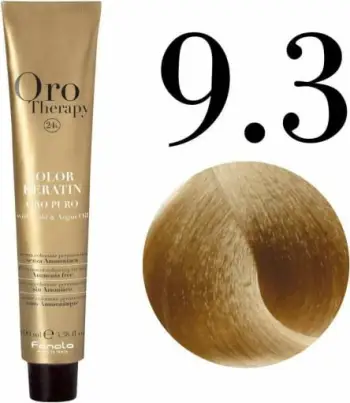Ngjyrë për flokë Fanola Oro Therapy, 9/3 , 100 ml