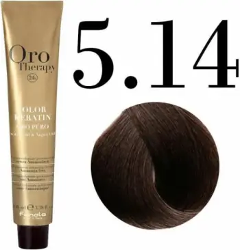 Ngjyrë për flokë Fanola Oro Therapy, 5/14, 100 ml