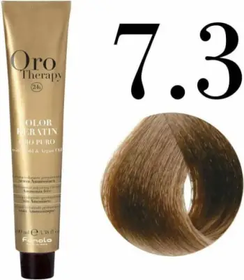 Ngjyrë për flokë Oro 7.3 bionde e artë, 100 ml