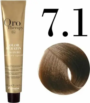 Ngjyrë për flokë Fanola Oro Therapy, 7/1, 100 ml