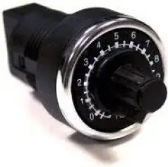 Potenciometër Emas (T0-BPR10K), 10 kOhm, 1.5 W, i zi