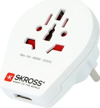 Adapter udhëtimi SKROSS World to Europe USB 1.0