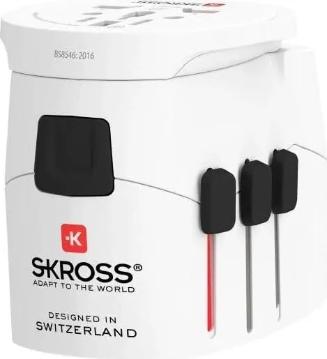 Adapter Skross Pro Light USB World (2xA) - 3