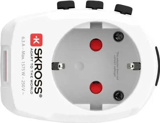 Adapter Skross Pro Light USB World (2xA) - 6
