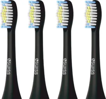 Brusha zëvendësuese 4Swiss Deep Clean, të zeza, 4 copë