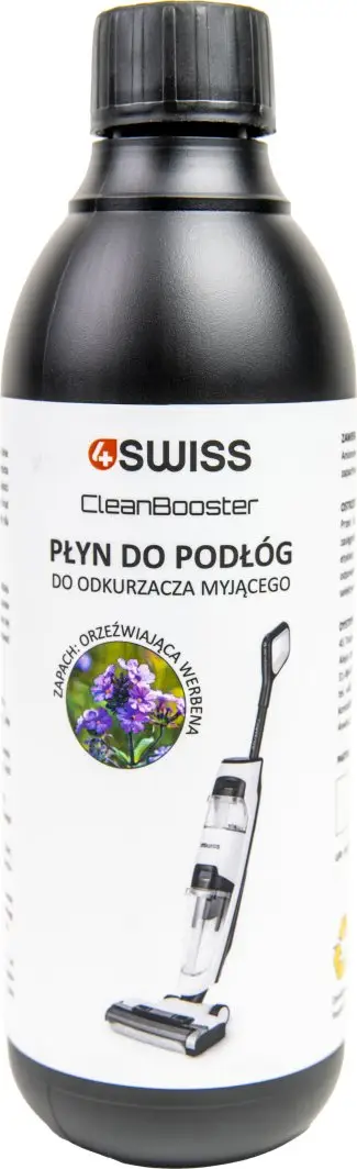 Detergjent për dysheme për thithëse elektrike 4Swiss Refreshing verbena, 0.5l