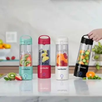 Blender portativ Nutribullet NBP003W, 475 ml, karikim USB C, i bardhë