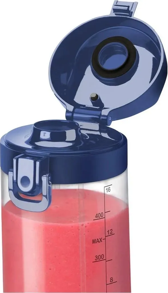 Blender portativ Nutribullet NBP003NBL, 475ml, karikim USB C - 2