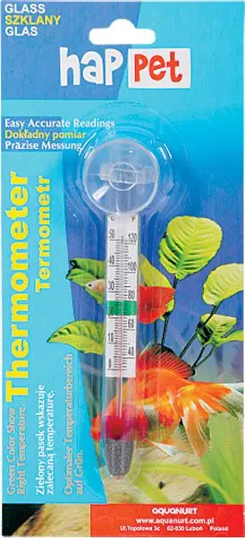 Termometër akuariumi Happet, transparent