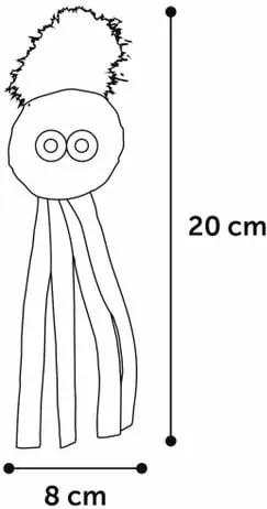 Lodër për mace, Flamingo, me ngjyra, me catnip - 2