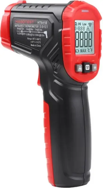 Termometër infra të kuq Habotest HT641B, lazer digjital, matje pa kontakt