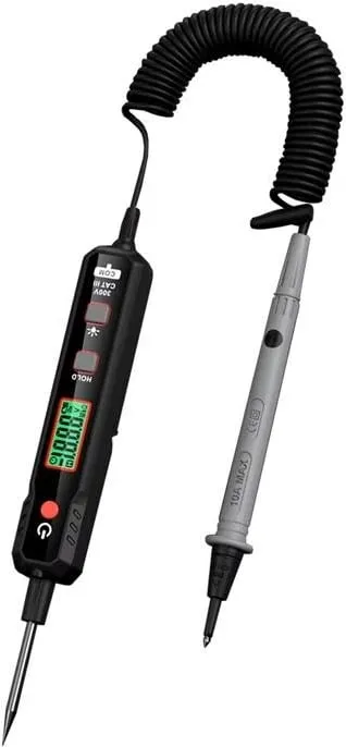 Multimetër dixhital Habotest HT86B, me ekran LCD, i zi - 1